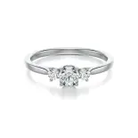 Pierścionek białe złoto z diamentami AJPZ_091